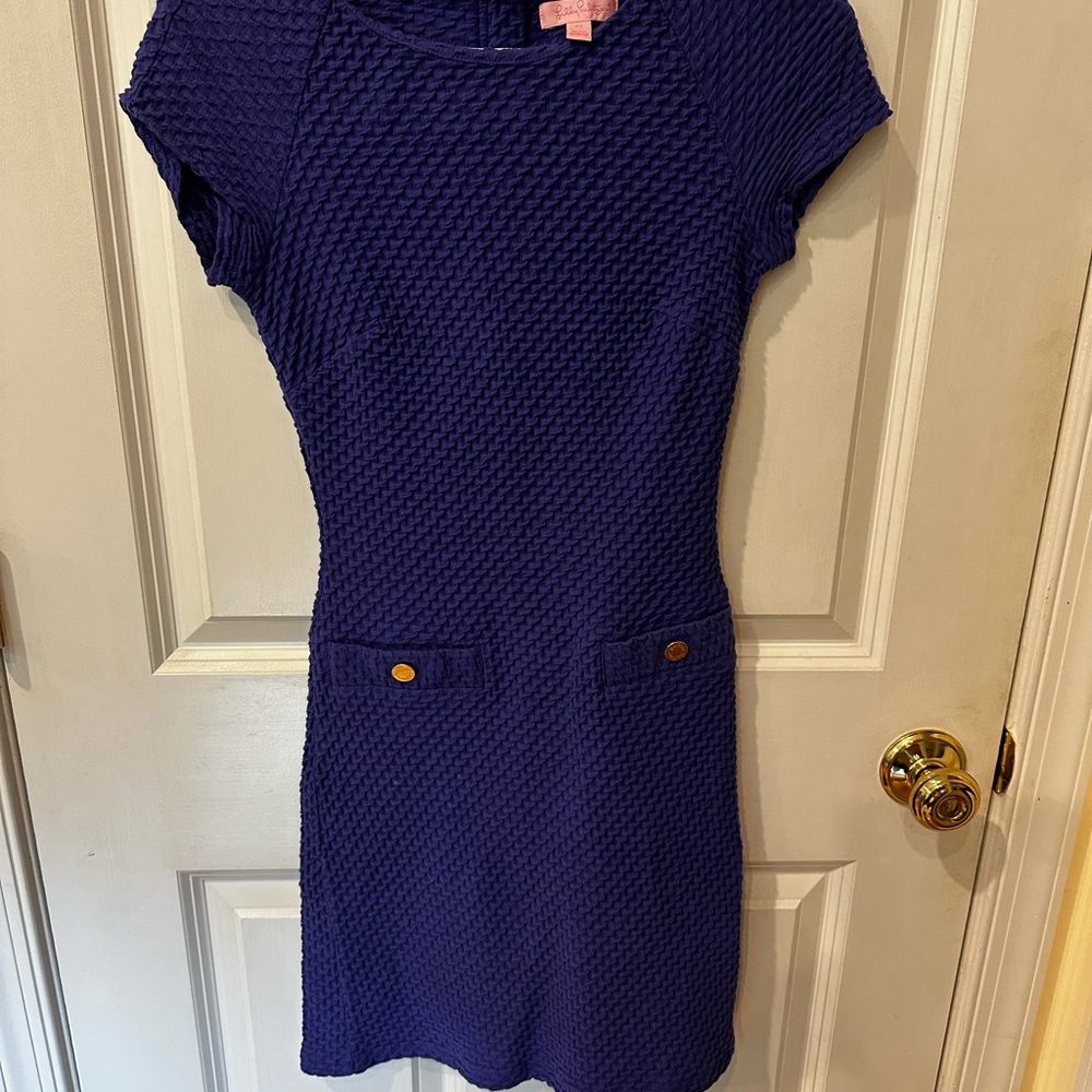 Lilly Pulitzer Purple Textured Dress